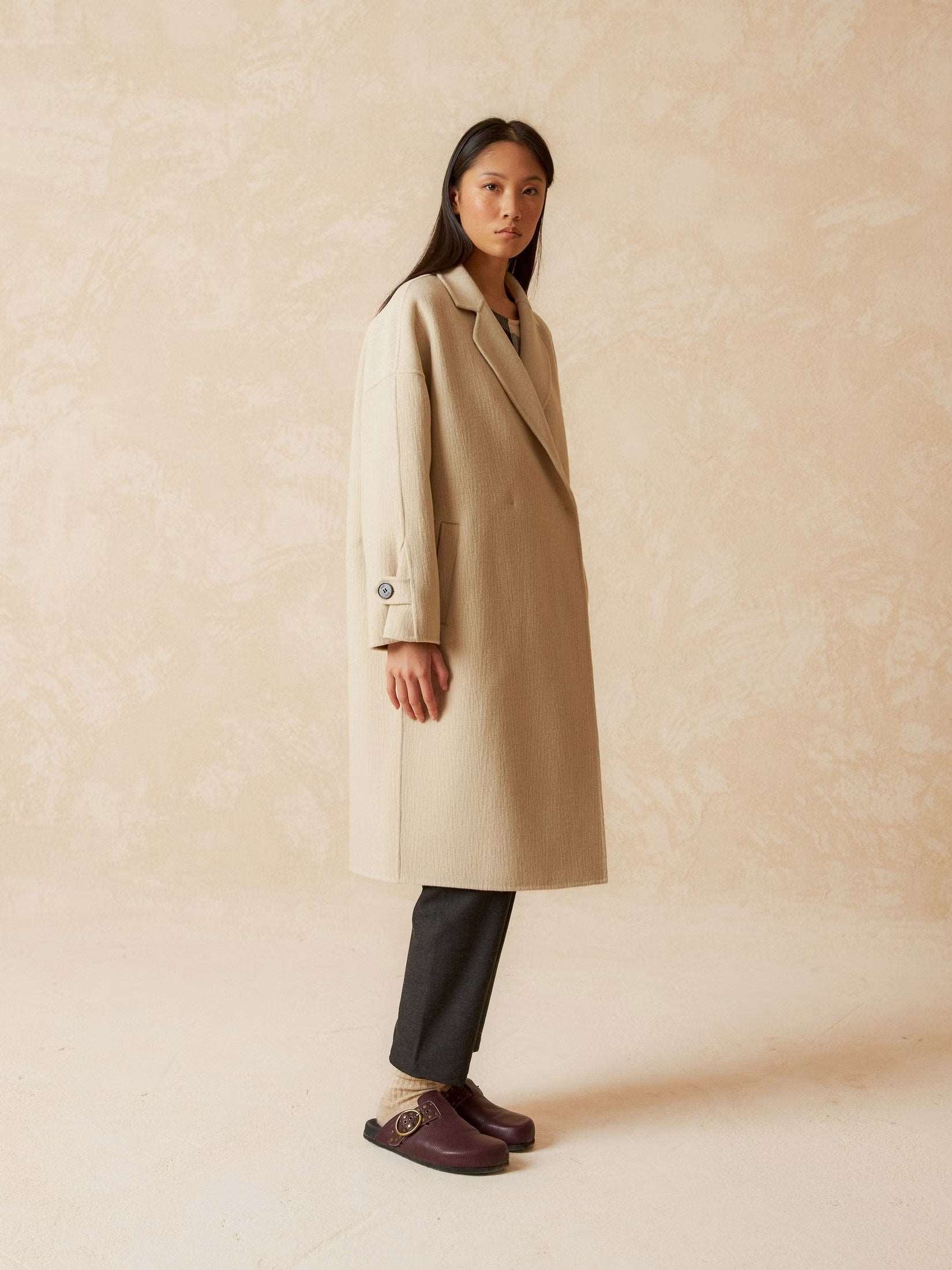 Oversized coat Loden