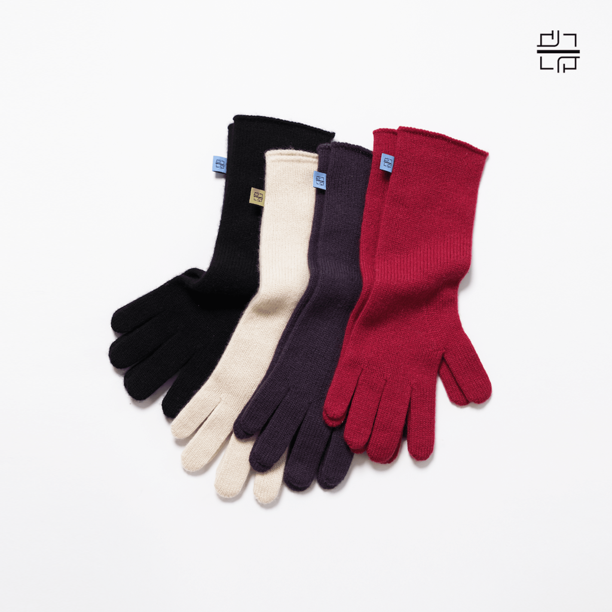 Long cashmere gloves