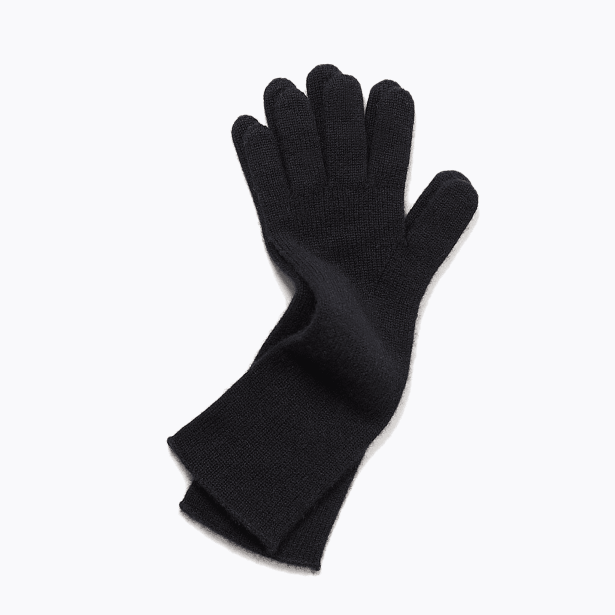 Long cashmere gloves