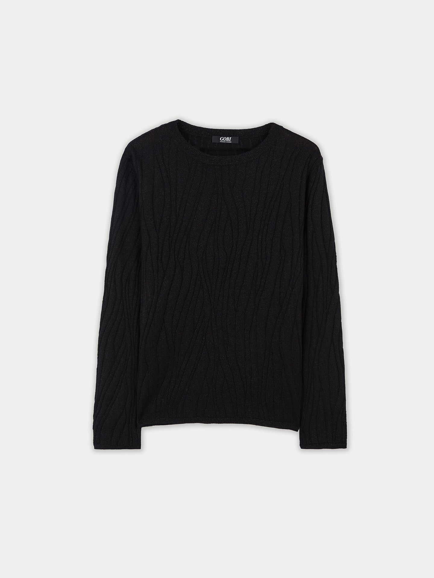 Mesh Knit Cashmere Sweater