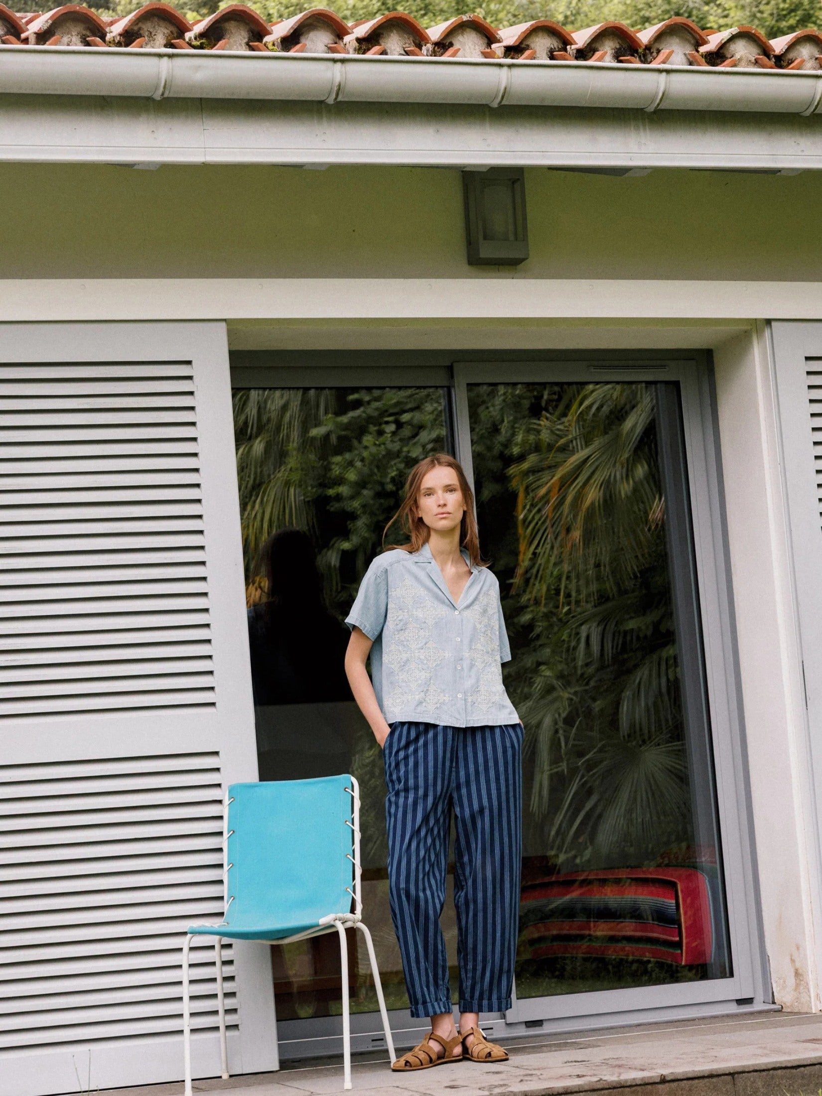 Baggy Elastic Pants