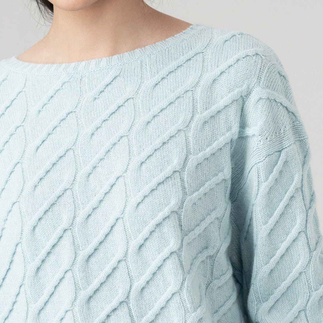 Twist Stitch Cashmere Sweater