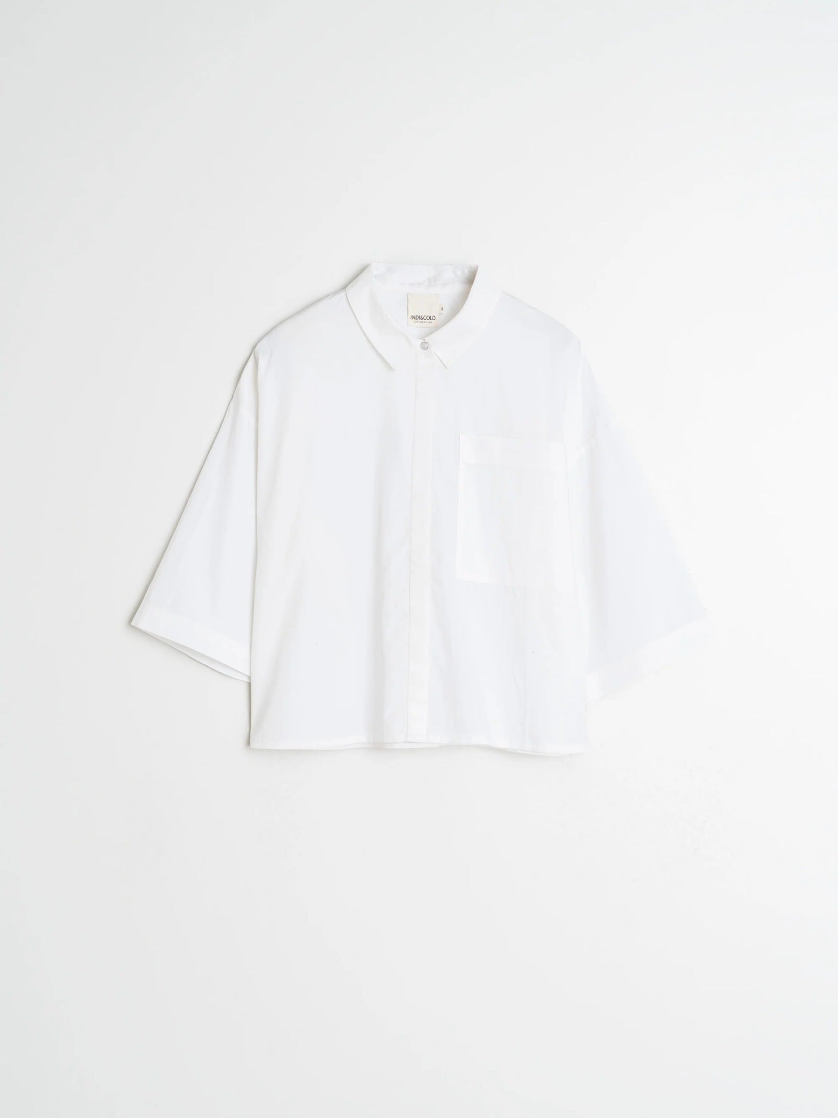 Boxy Poplin Shirt