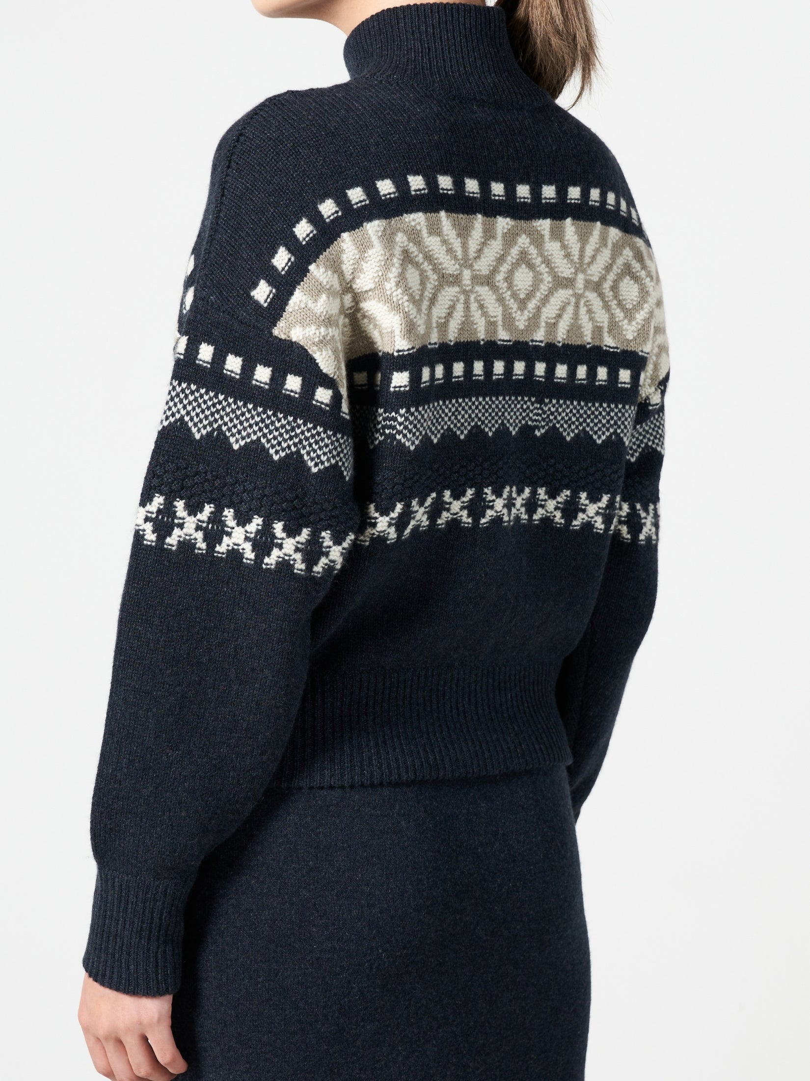 Fair Isle Cashmere Cardigan