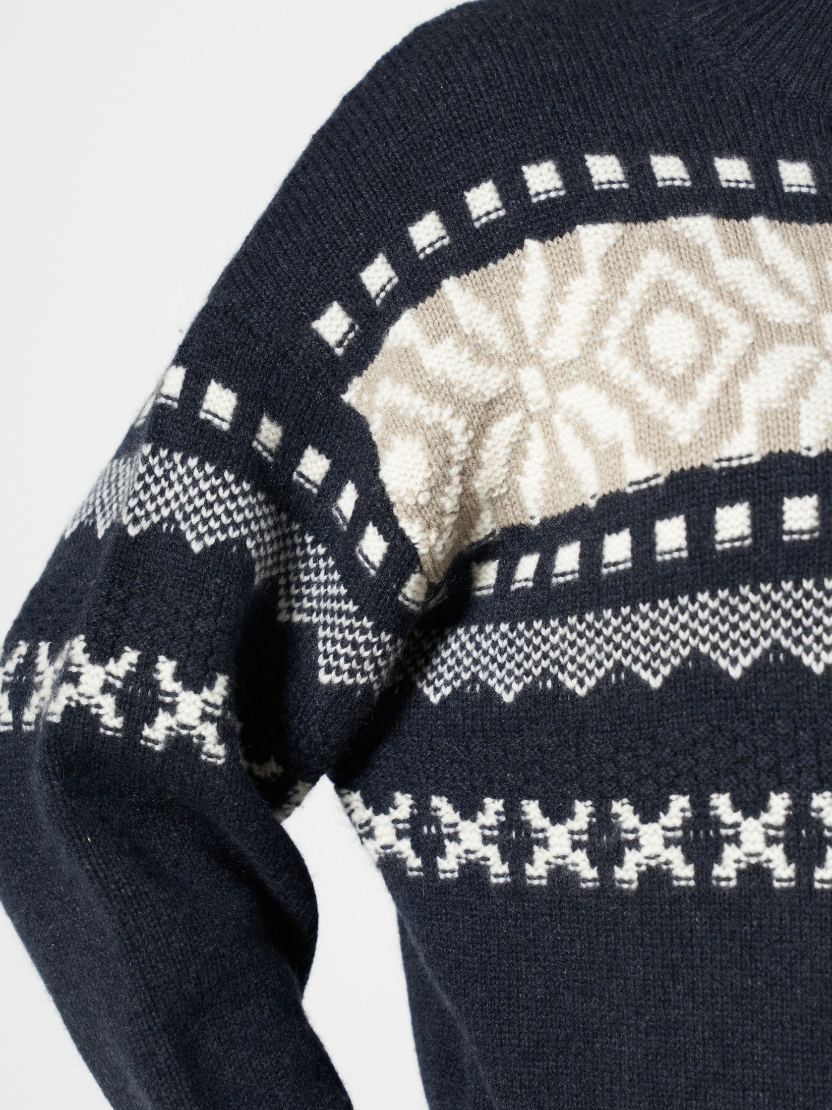 Fair Isle Cashmere Cardigan