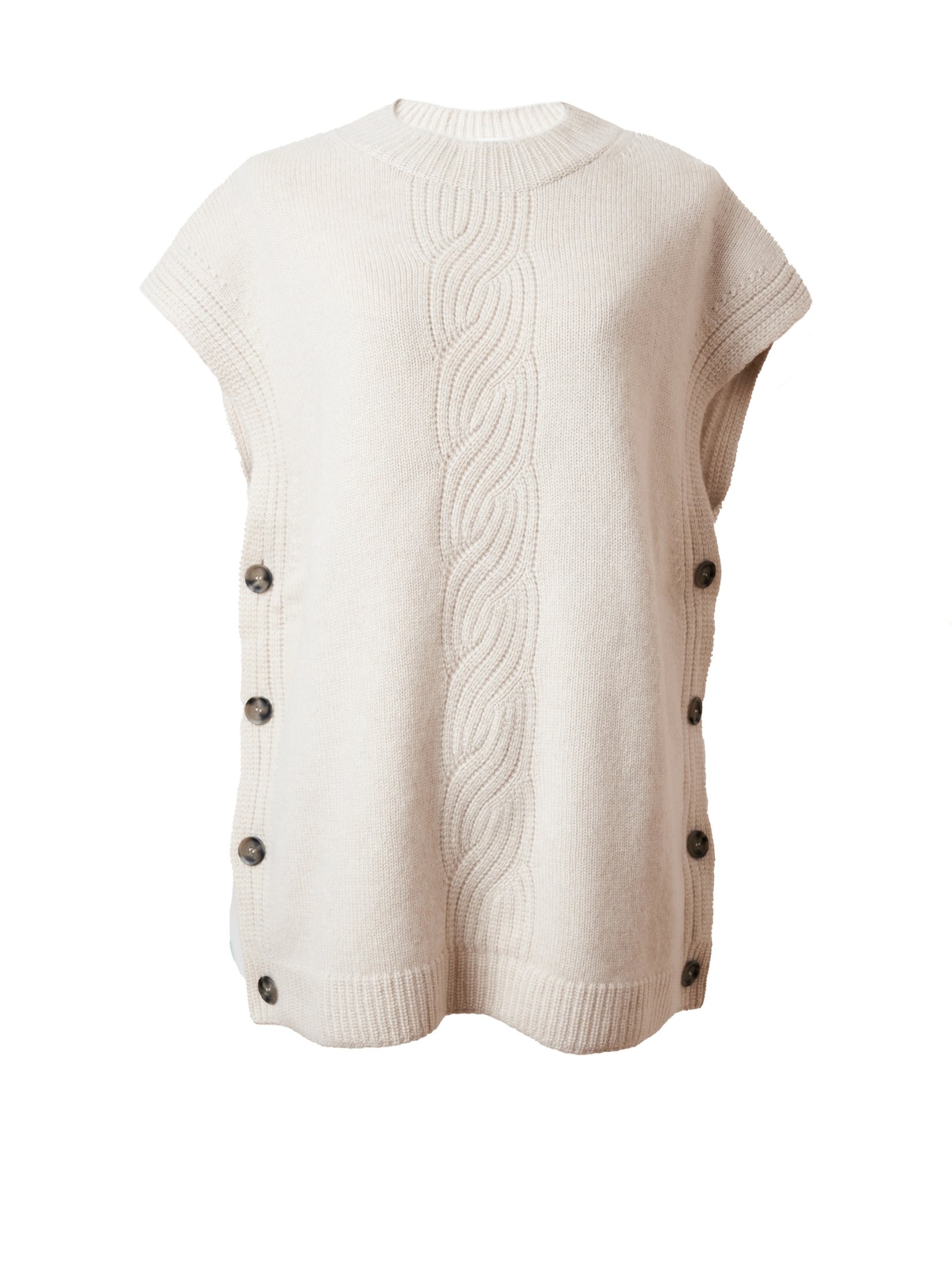 Cashmere Poncho Vest