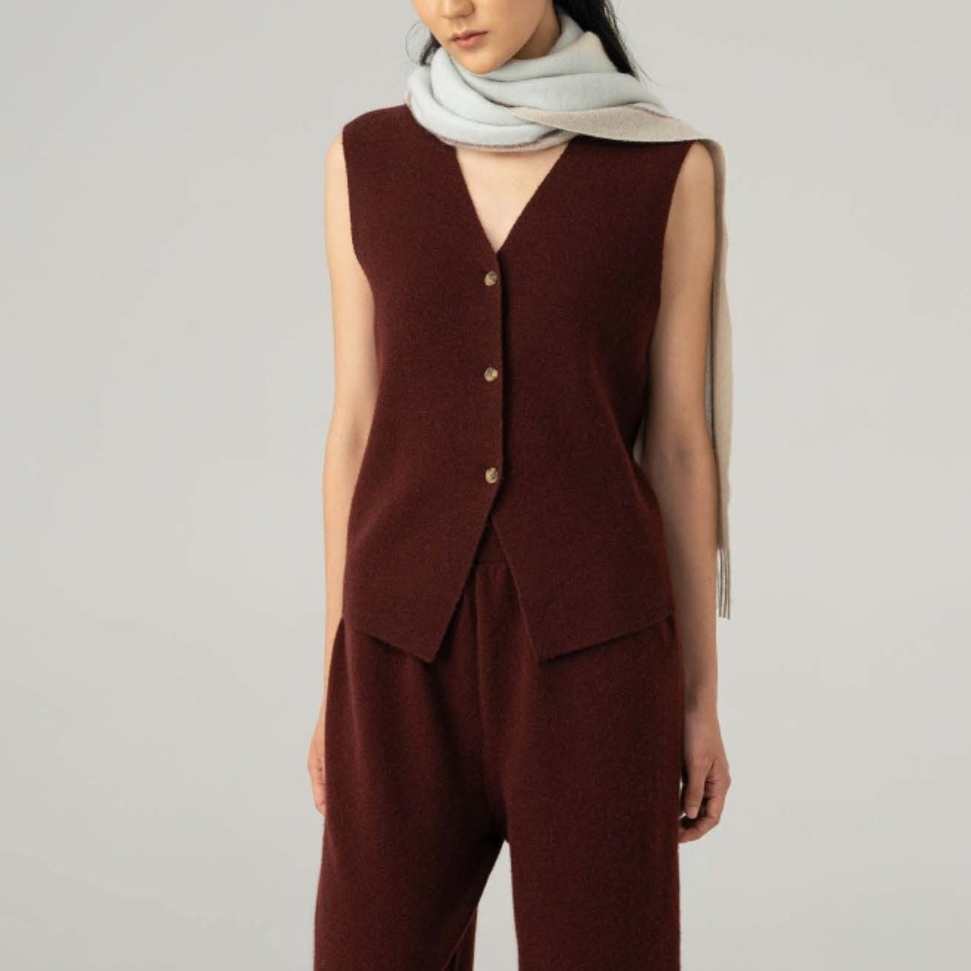 Tailored Cashmere Vest