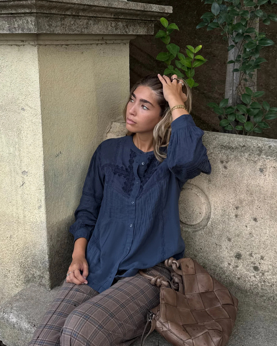 Ethnic Embroidered Shirt