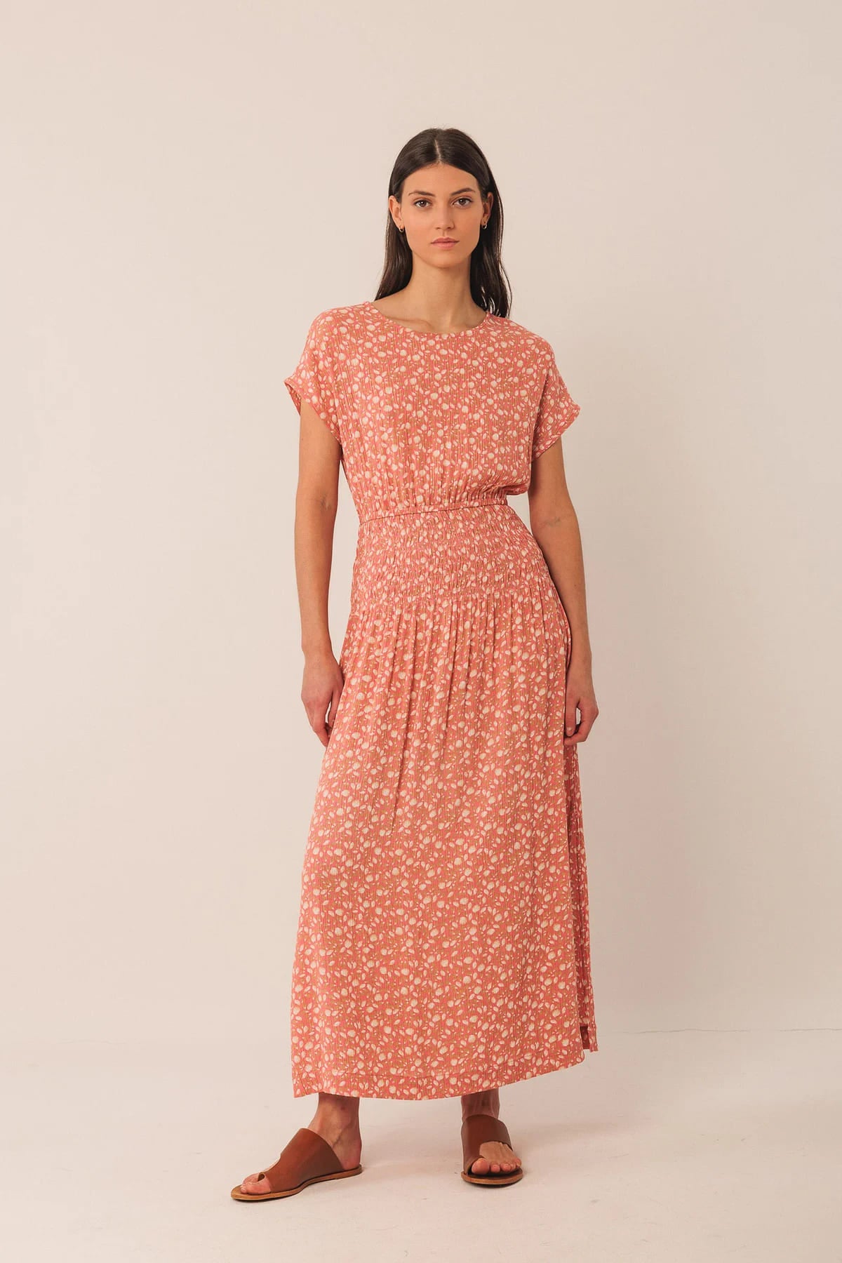 Petal print dress