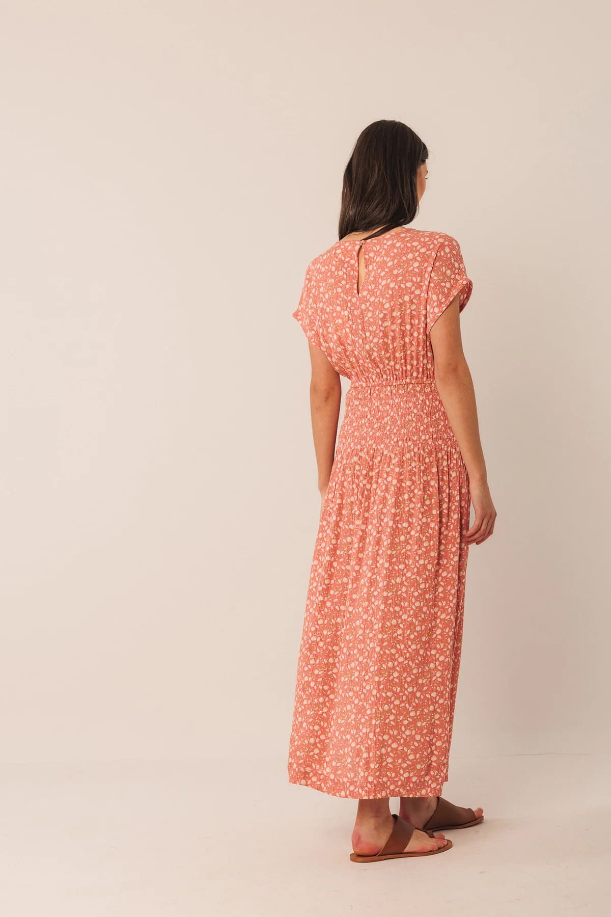 Petal print dress