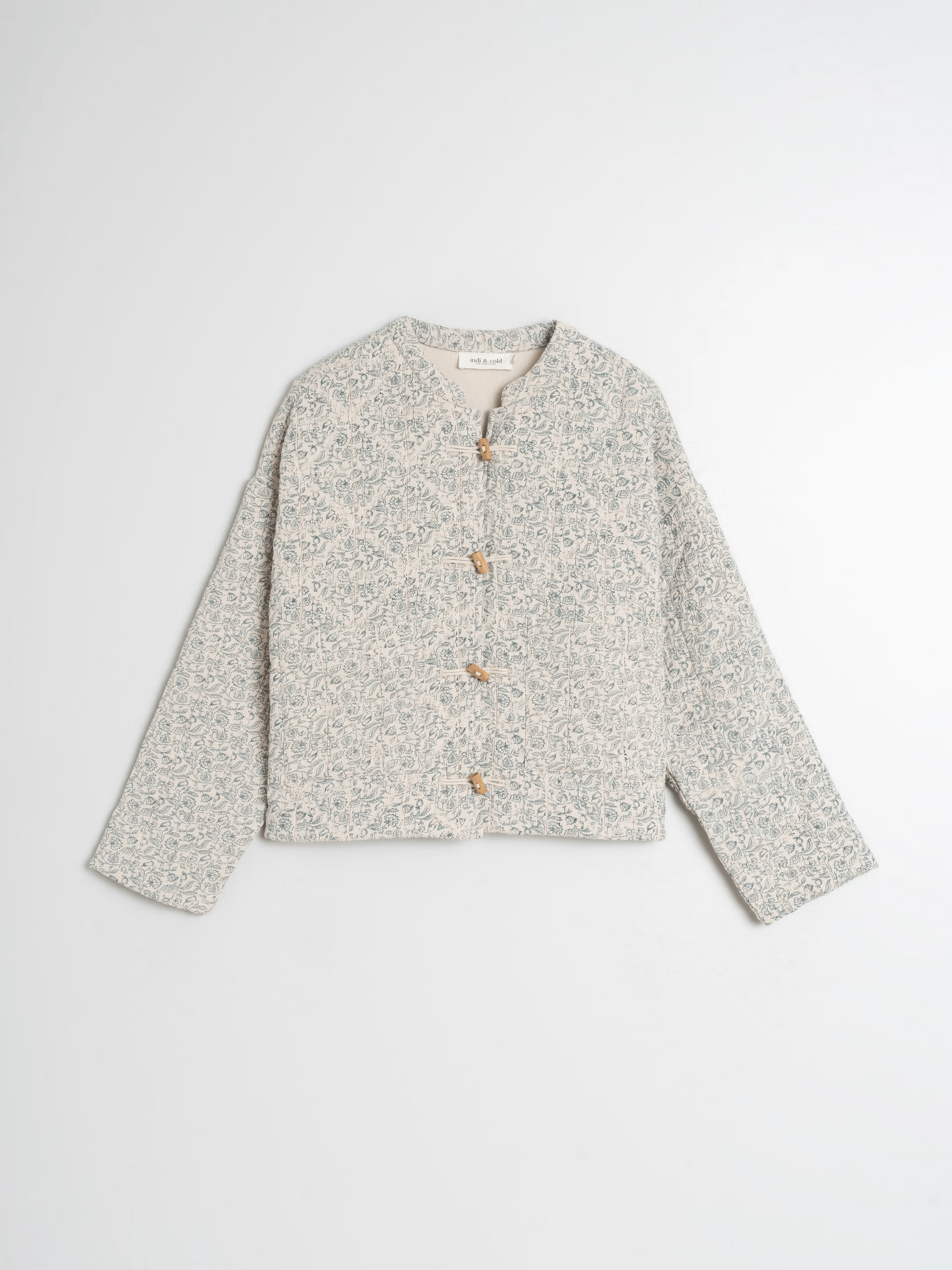 Cotton jacquard jacket