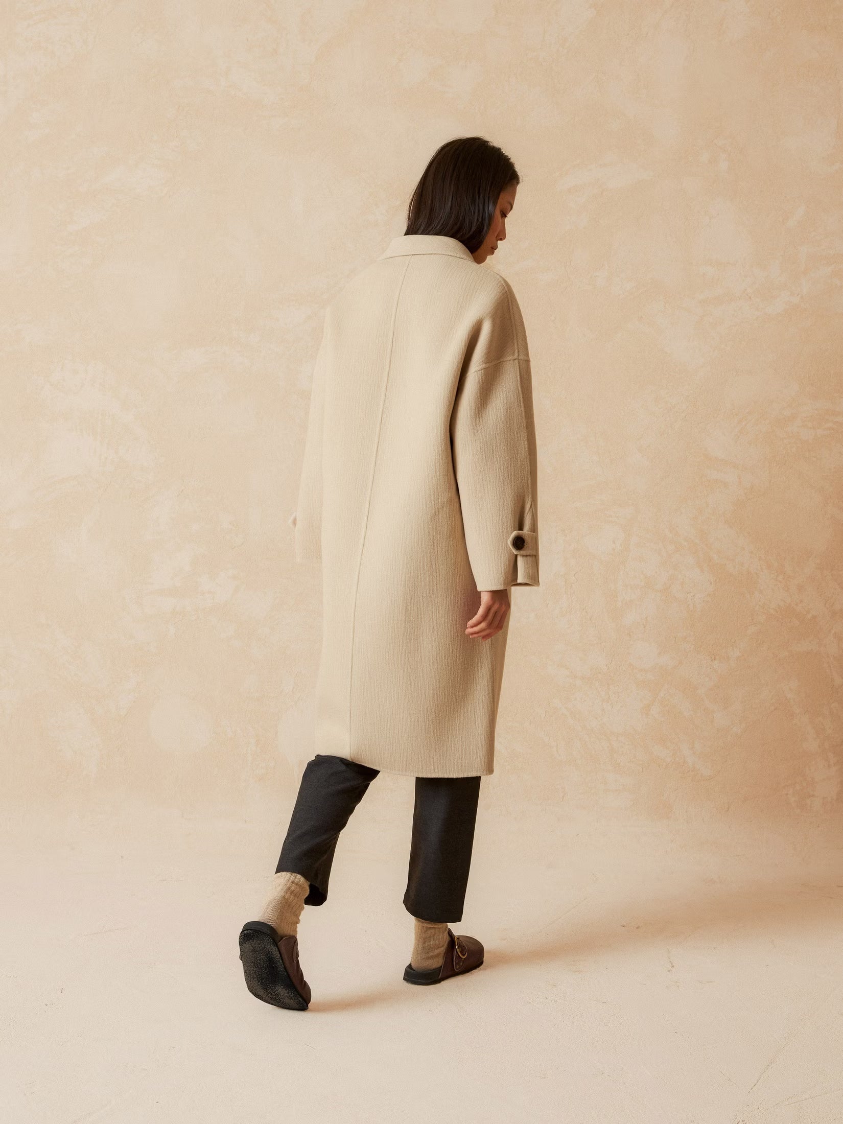 Oversized coat Loden