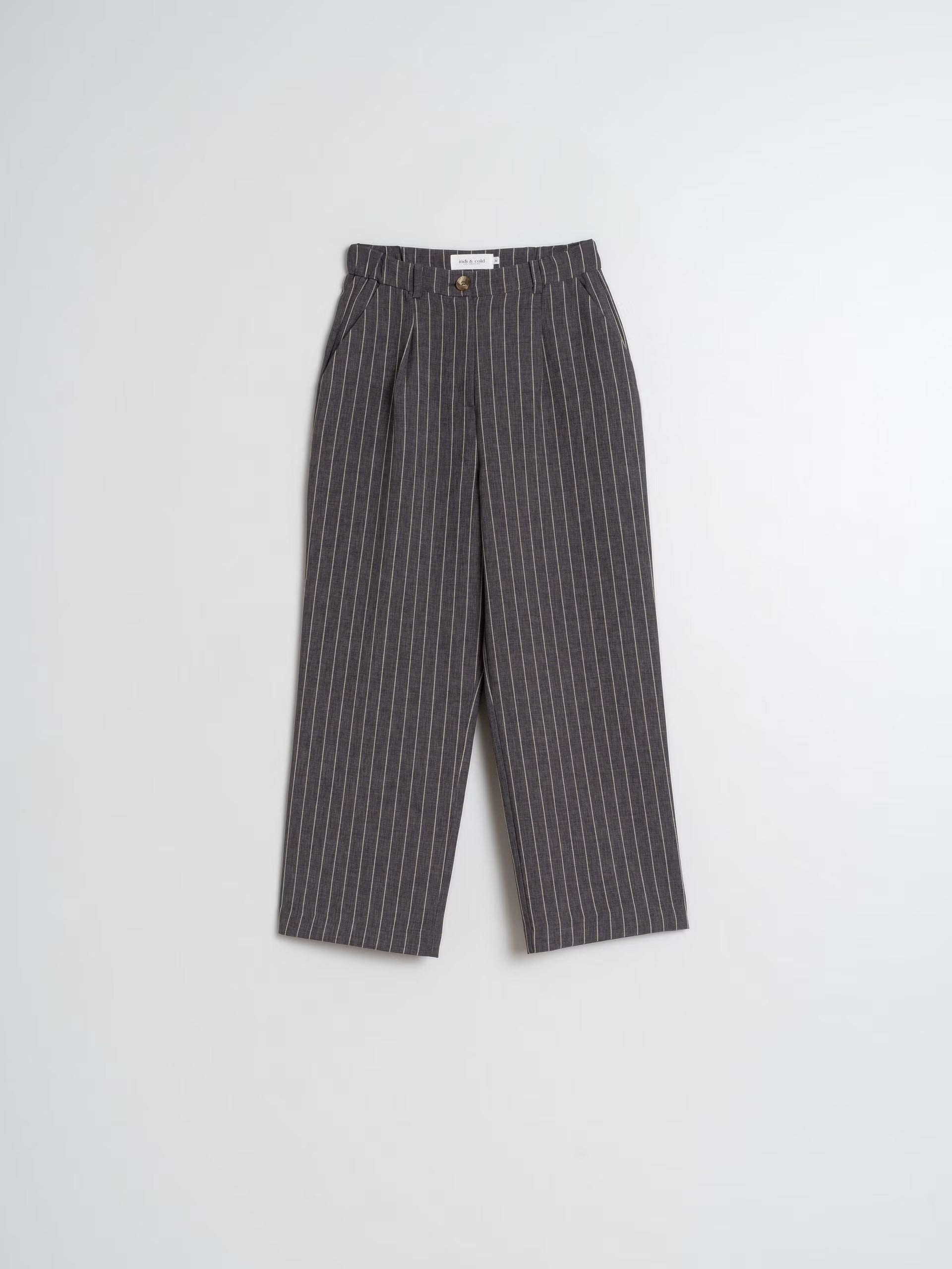 Tailored pinstripe pants