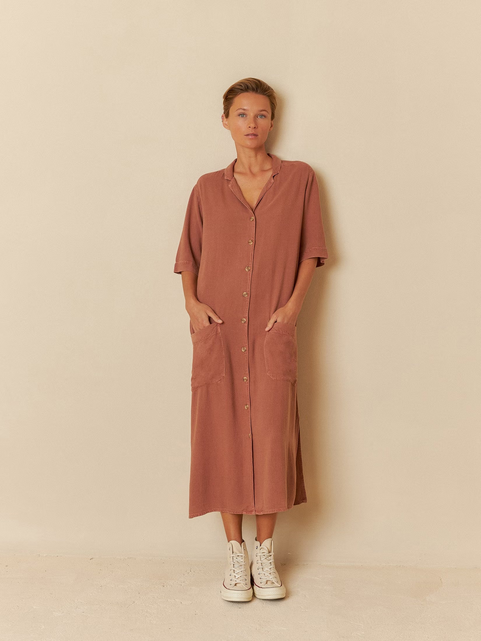 Viscose Linen Dress